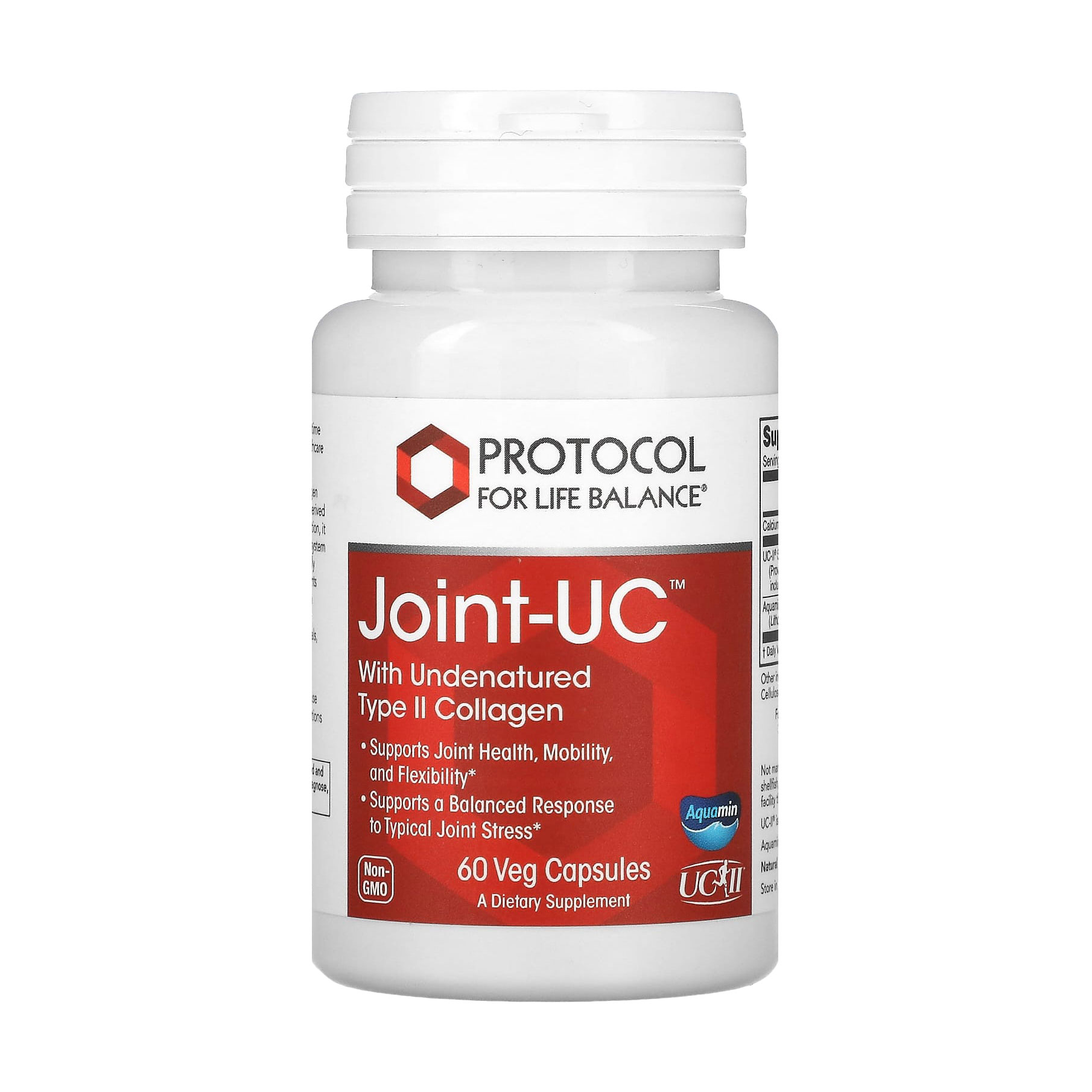 Комплекс Підтримка здоров'я суглобів Protocol For Life Balance Joint-UC з неденатурованим колагеном типу II, 60 вегетаріанських капсул